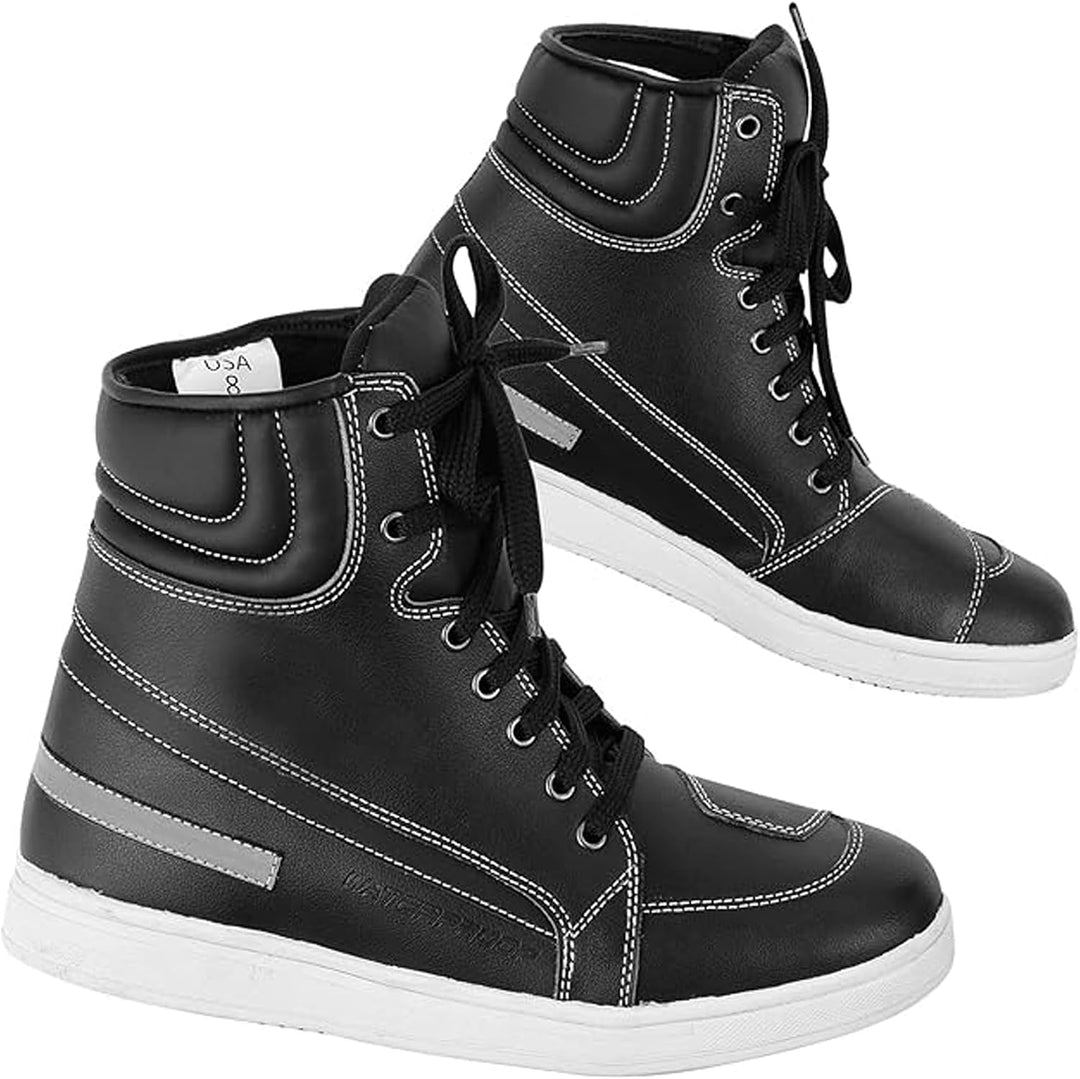 Vaster Moto Wasserdichte Motorradstiefel für die Stadt, lässig, für Herren, rutschfest, Motorradschu
