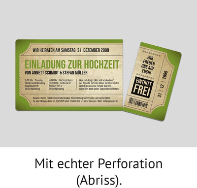 Kartenmachen.de Personalisierte Einladungskarten zur Hochzeit (ab 10 Stück Sets selbst gestalten) al
