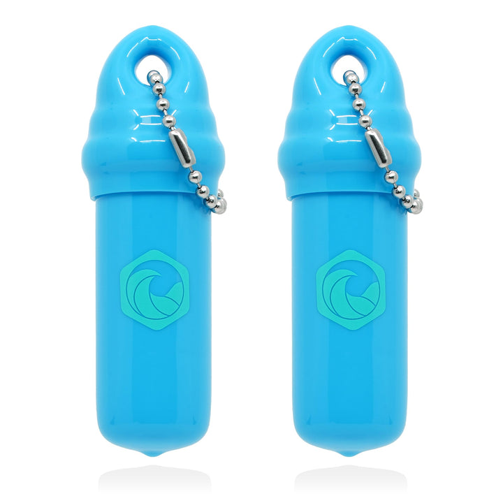 Seahive Floating Keychain (2 pack) with Waterproof Safety Container Boat Key Float - Pontoon, Fishin
