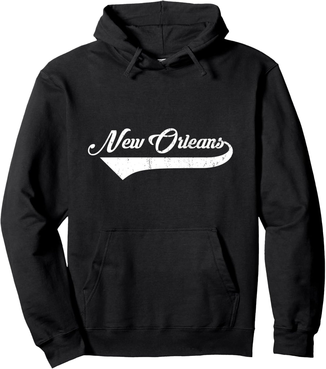 New Orleans Stadt Louisiana Vintage Retro Style design Pullover Hoodie