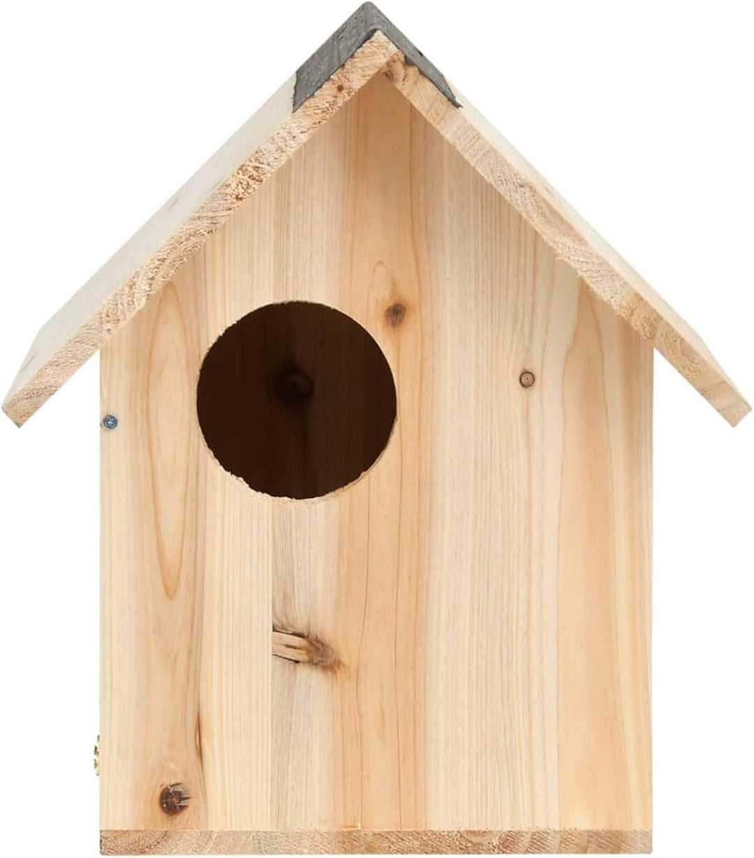 Eichhörnchenhaus Tanne Massivholz 26x25x29 cm Futterhaus EichhöRnchen Wetterfest EichhöRnchen Kobel