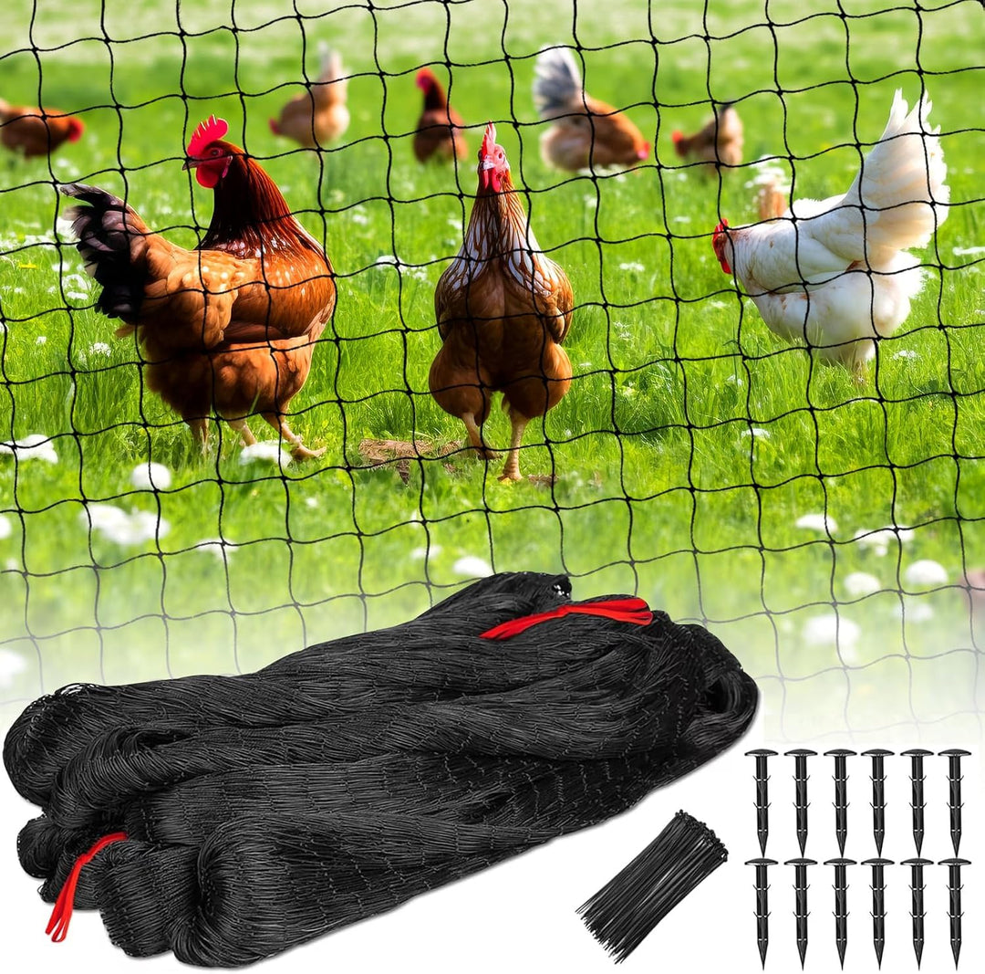 Vogelschutznetz Engmaschig Vogelnetze 7.5x15m mit Maschenweite 5cm Taubennetz Balkon Teichnetz Feinm