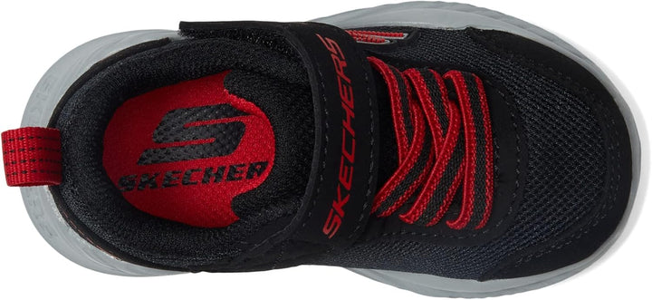 Skechers Jungen Nitro Sprint Sneaker 24 EU Schwarz, 24 EU Schwarz