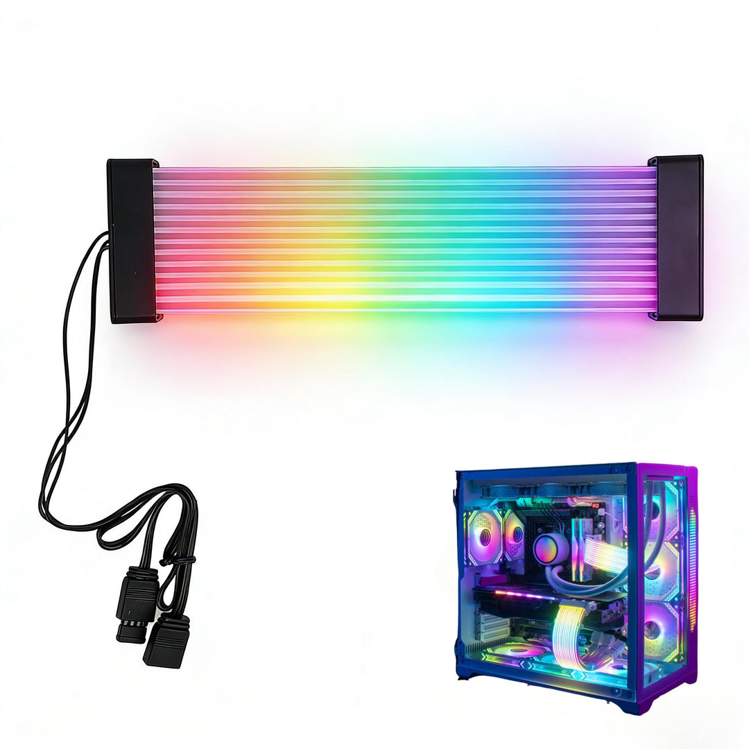24 Pin zu 24 Pin PSU -Kabel, ARGB Stromkabel für Grafikkarte, 5V ARGB Beleuchtung Sync PC Case Decor