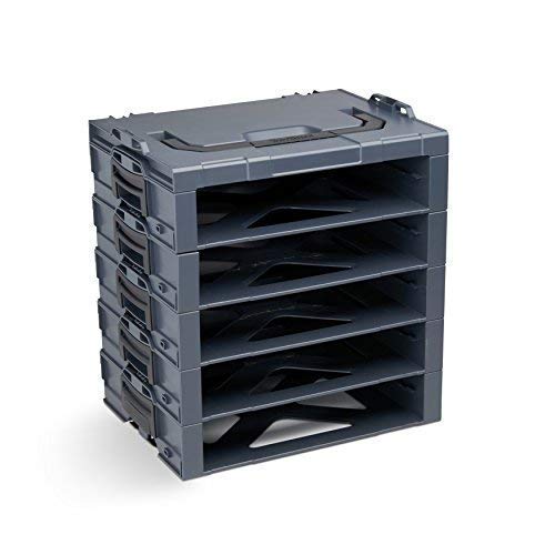 Bosch Sortimo i-Rack 5 Fach in Anthrazit für Werkzeugkoffer | Innovatives Transportsystem | Bosch We