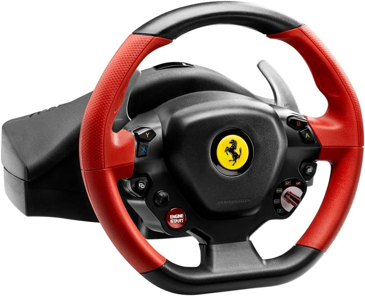 Thrustmaster Ferrari 458 Spider Racing Wheel - Realistisches Rennlenkrad mit offizieller Ferrari-Liz