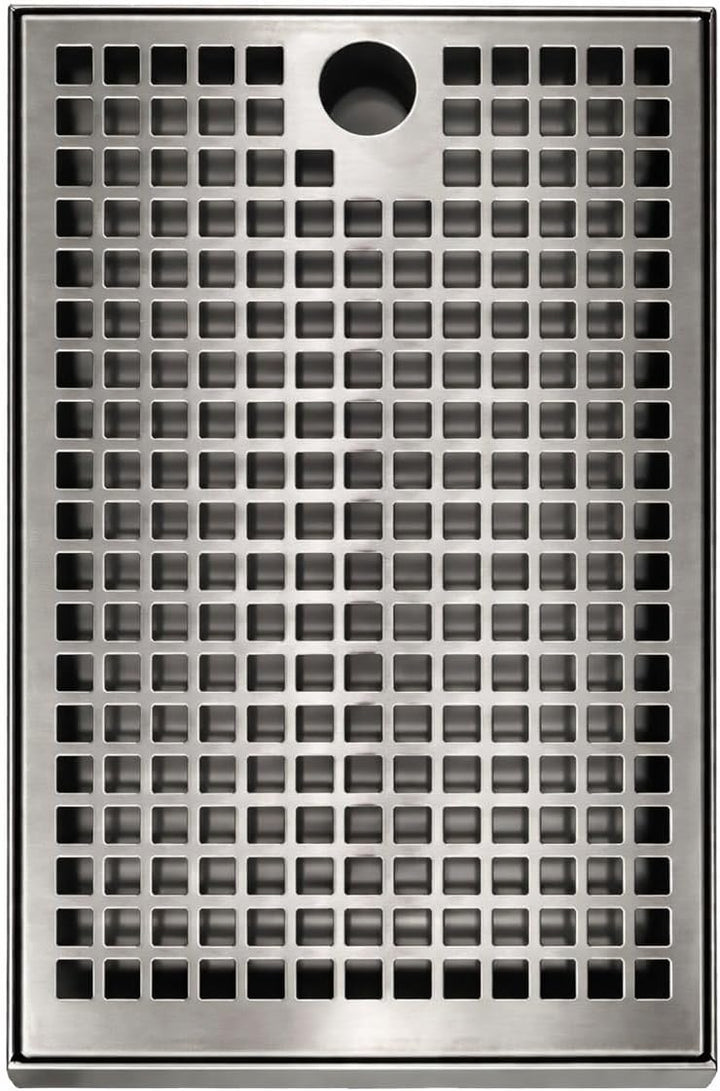 Tropfblech zum Auflegen 2 Teilig aus Edelstahl 239x170x12mm