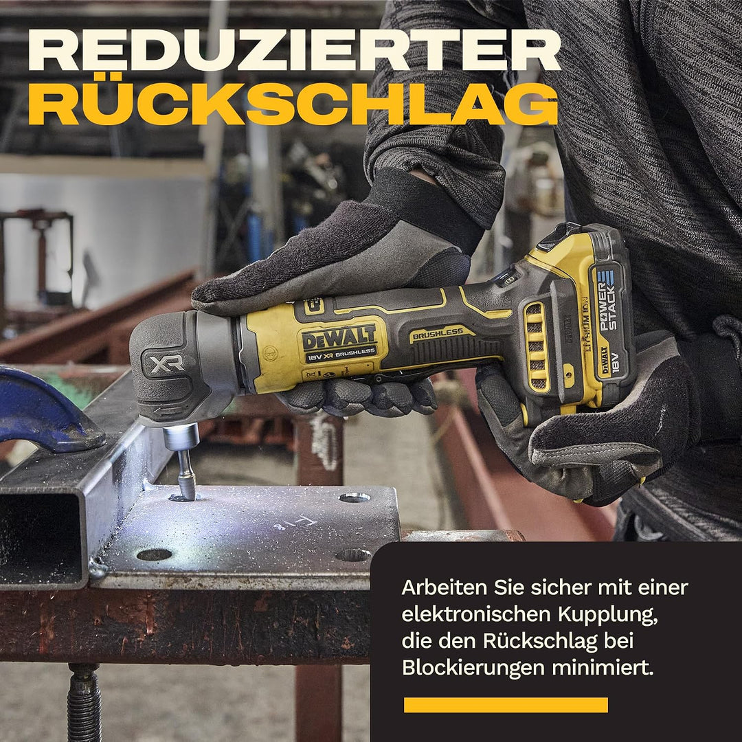 DEWALT 18V XR Bürstenloser kompakter Winkelschleifer, DCG421N-XJ | 4 Geschwindigkeiten, elektronisch
