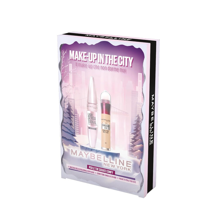 Maybelline New York Make Up in The City Geschenkbox Lash Sensational Mascara Very Black + Der Lösche