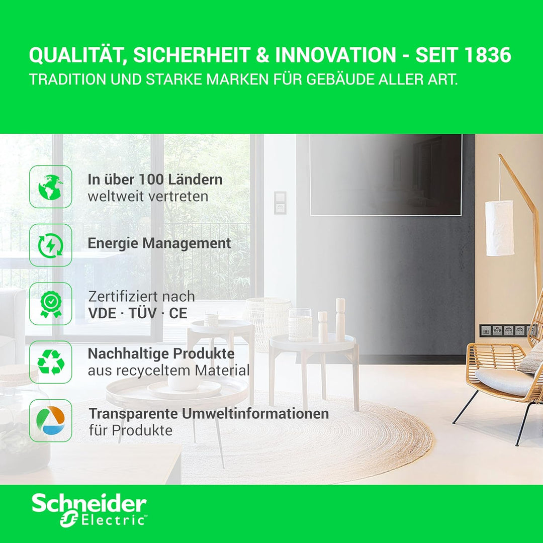 Schneider Electric Merten MEG5165-0000 - Unterputz Rollladen-, Markisen- und Jalousiesteuerung - Jal