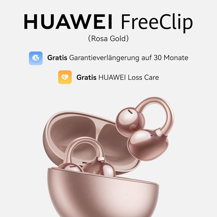 HUAWEI FreeClip, kabellose kopfhörer mit Innovatives Clip-Design, Intensives Open-Ear-Hörerlebnis, K