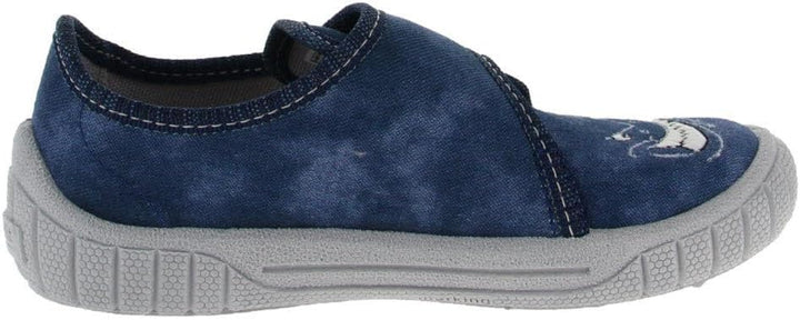 Superfit Jungen Bill Hausschuhe 33 EU Weit Blau 8060, 33 EU Weit Blau 8060