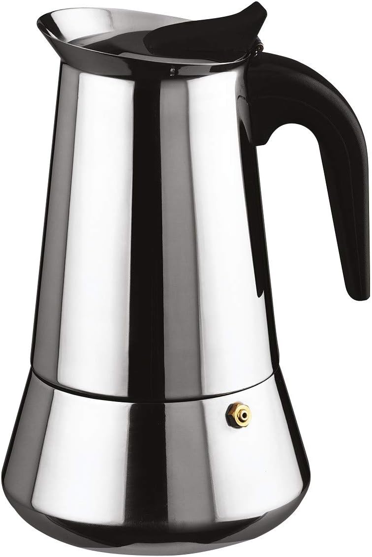 Ilsa – Espressokanne, Edelstahl, silberfarben 9 Tassen centimeters silber, 9 Tassen