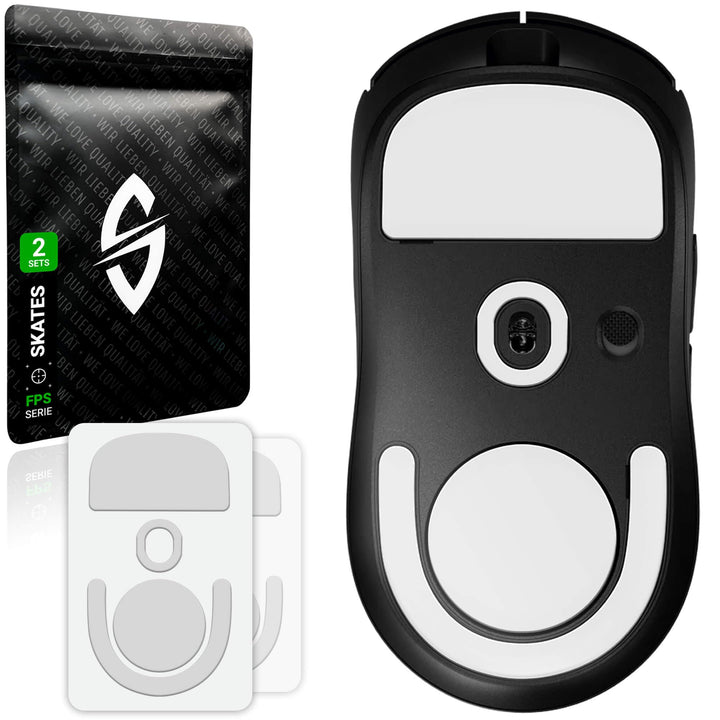 SensoryBoost FPS Glides (2er Set) kompatibel mit Logitech G PRO X Superlight 2, G PRO X2 Superstrike