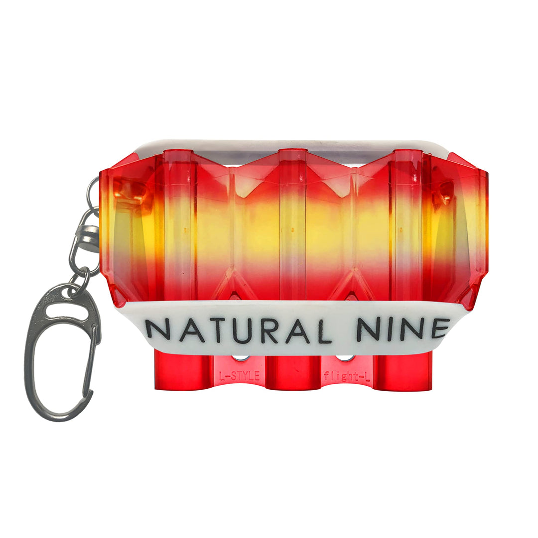 L-style - Krystal Flight Case - N9 Tri Color Farbe Tricolor Mango rot-gelb-rot, Mango