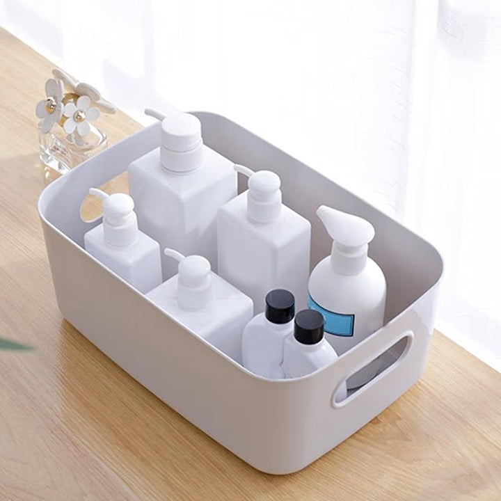 14 Stück Aufbewahrungsbox Kunststoff mit Griffen,21×13×7cm Organizer Küchenschrank,Stapelbar Multifu