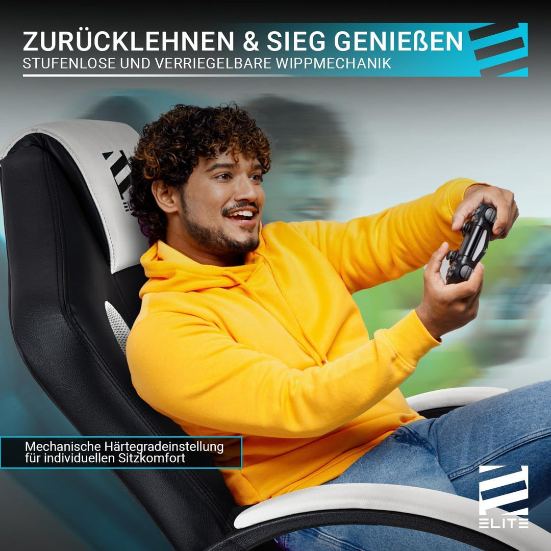 ELITE Gaming Stuhl MG100 Exodus | Ergonomischer Bürostuhl - Schreibtischstuhl - Chefsessel - Sessel
