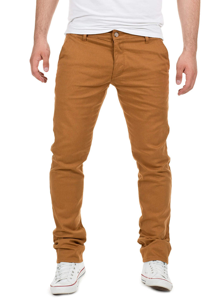 Yazubi Herren Chino Hose, Modell Dustin, Chinohose by Yzb Jeans 29W / 30L Braun (Camel Otter 181018)