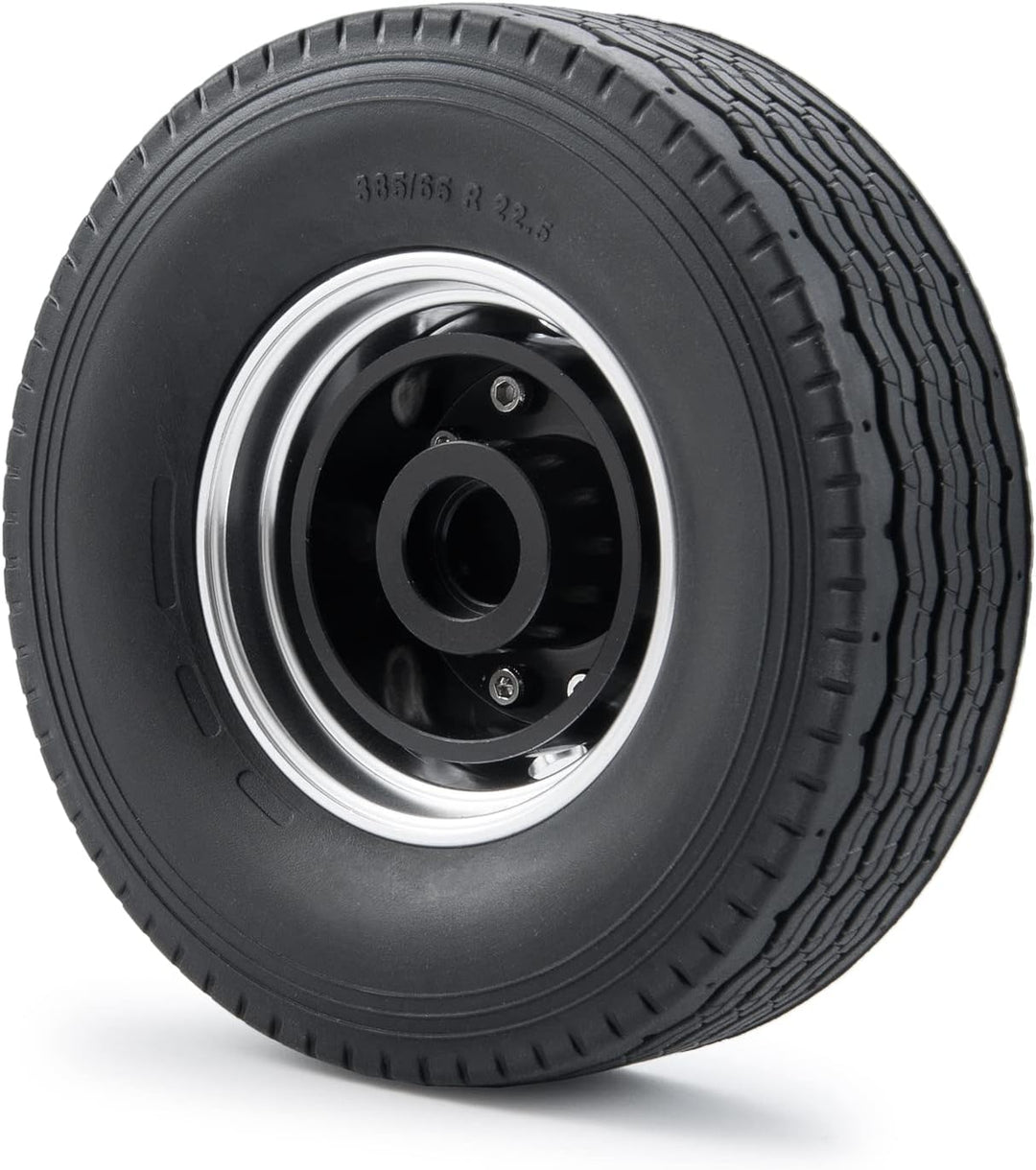 AXspeed 2 Stück Vorderrad Felgen & Reifen Set RC Räder für 1:14 Tamiya Traktor Truck Climbing Traile