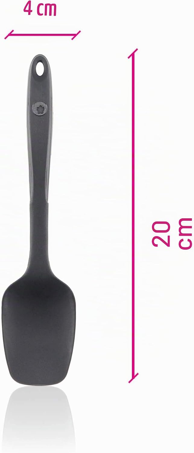 Kochblume Flexlöffel S 4er Set | Premium-Silikon &amp; BPA frei| Hitzebeständig | Spülmaschinenfest | Fa