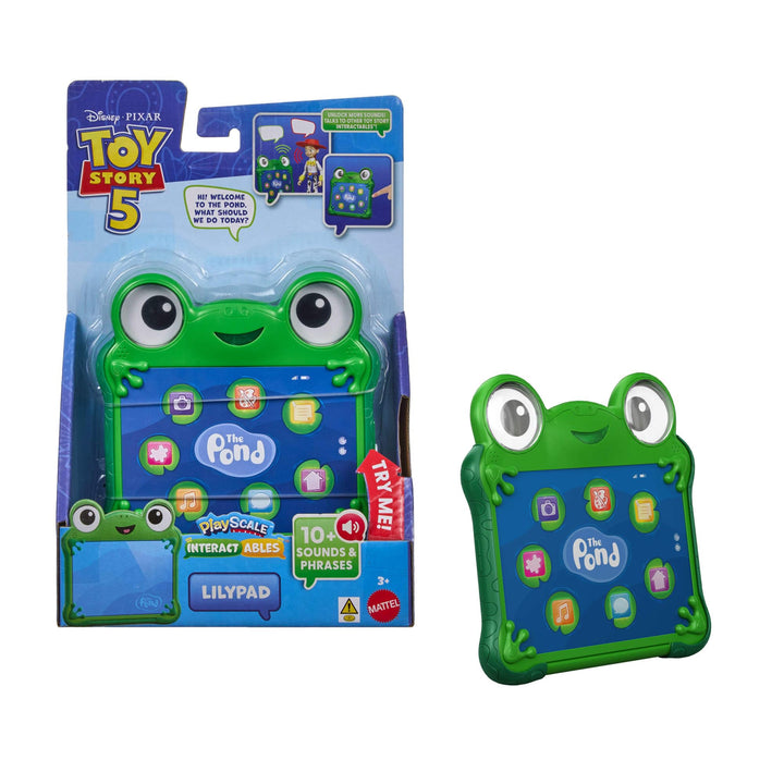 Mattel Disney und Pixar Toy Story 5, sprechende Interactables-Figuren, 18 cm massstabsgetreu, Sprüch