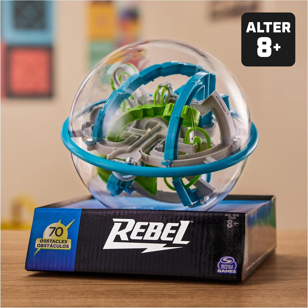 Spin Master Games Perplexus Rebel, 3D-Kugellabyrinth mit 70 Hindernissen - für fingerfertige Perplex