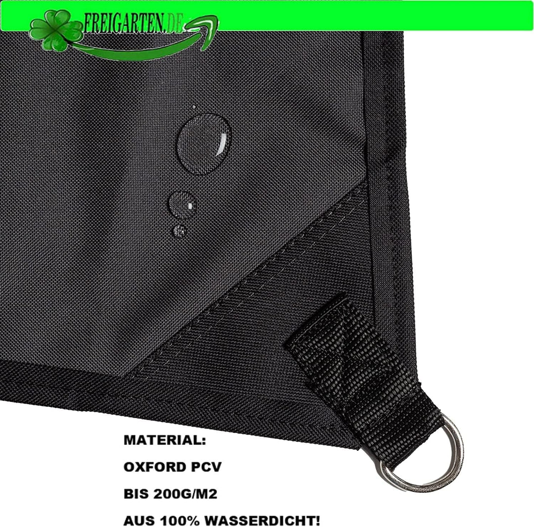 freigarten.de Sonnensegel Wasserdicht Sonnenschutz 100% Schutz vor UV dreieckig 2,0m x 2,0m x 2,8m A