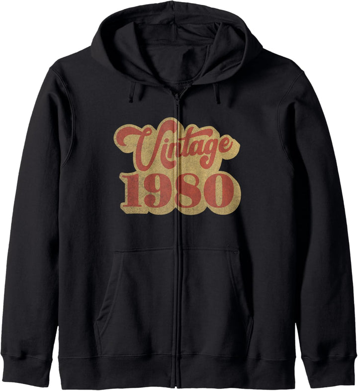 40 Jahre Geschenke Jahrgang 1980 40 Geburtstag Jahrestag Kapuzenjacke