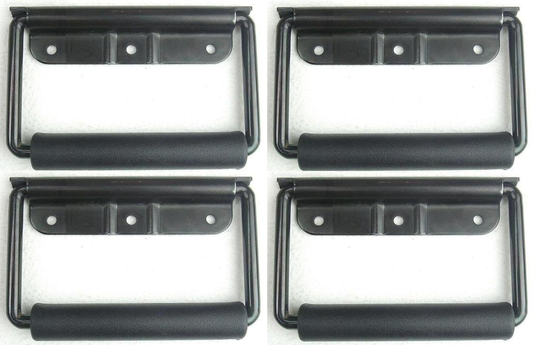 Adam Hall Hardware 3443BLK M4 AH - 4er Set Klappgriff gefedert schwarz
