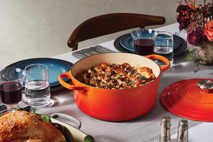 Le Creuset Signature Gusseisen-Bräter mit Deckel, Ø 30 cm, Rund, Für alle Herdarten und Induktion ge