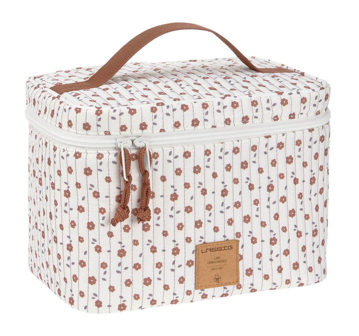 LÄSSIG Baby Wickeltisch Organizer Windel-Organizer to Go/Casual Nursery Caddy To Go Weiss, Weiss