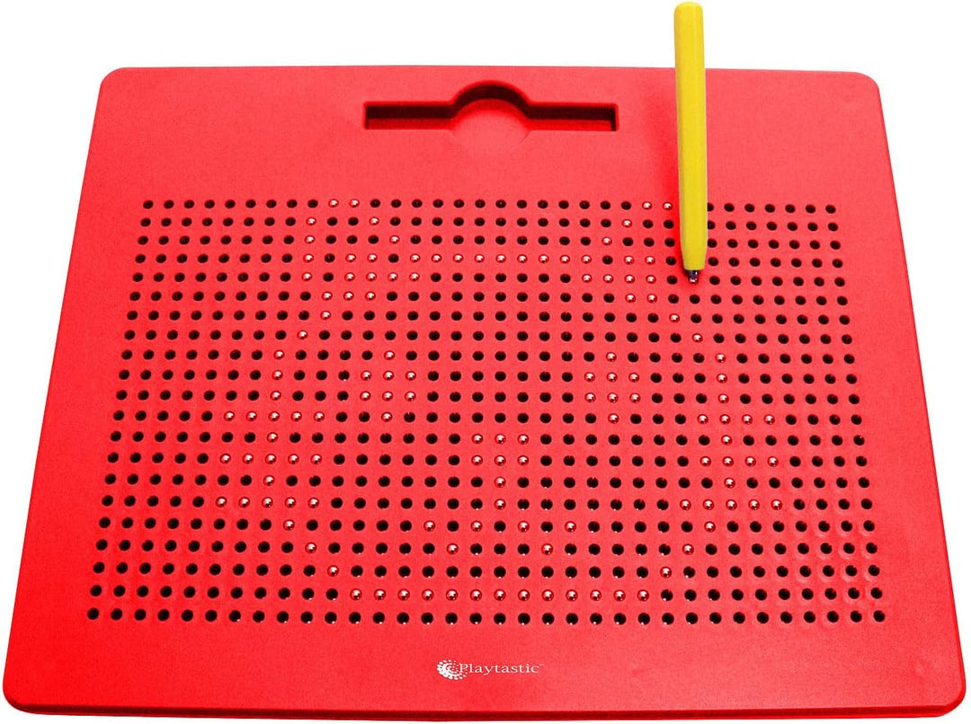 Magnettafeln Kinder: 2er-Set magnetische Reise-Zeichentafeln, Stift & Vorlagen, rot & blau (Magnetis
