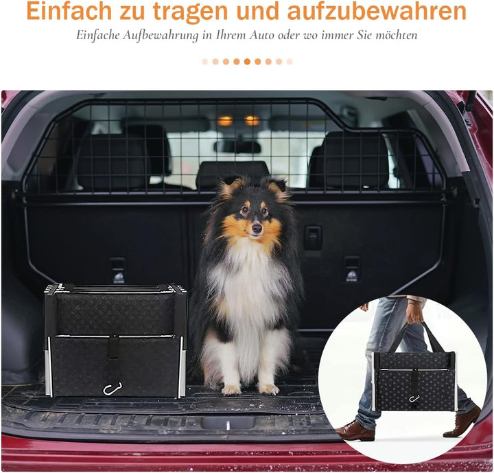 Hundetreppe Auto, 6-stufige Hundetreppe Grosse Hunde bis 70kg, Ideal für Grosse Hunde & ältere Tiere