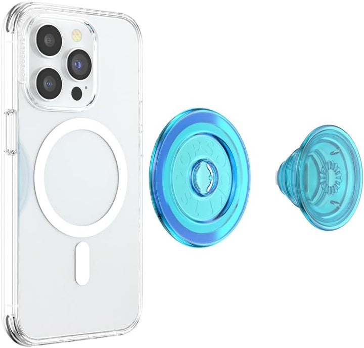 PopSockets Telefongriff kompatibel mit MagSafe, Adapterring für MagSafe enthalten, Telefonhalter, ka