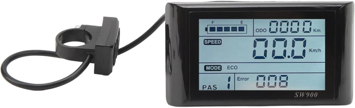LCD Display für wasserdicht mit Batterieanzeige, Elektrofahrrad Bildschirm für Stadtverkehr Fitness