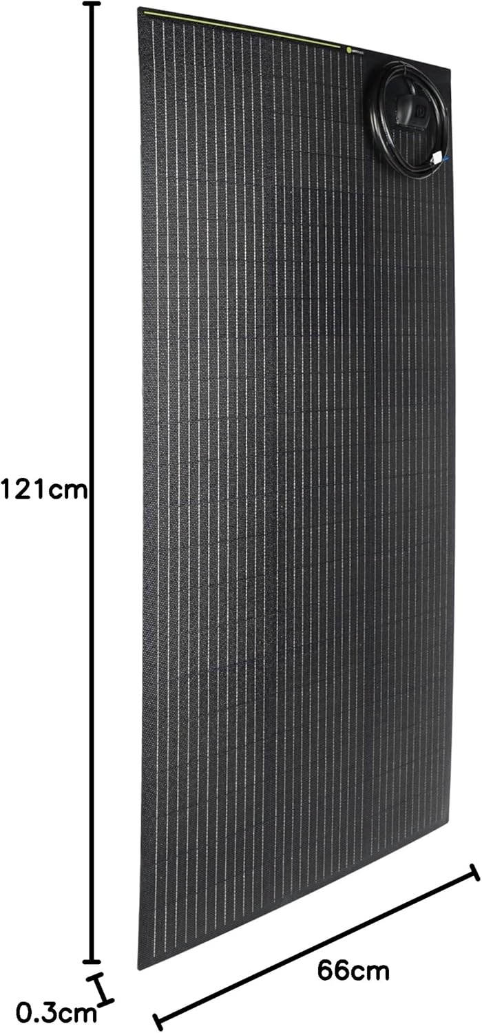 WATTSTUNDE SOLA Flex 150W - Monokristallines flexibles Solarmodul mit PERC Zellen und ETFE Beschicht