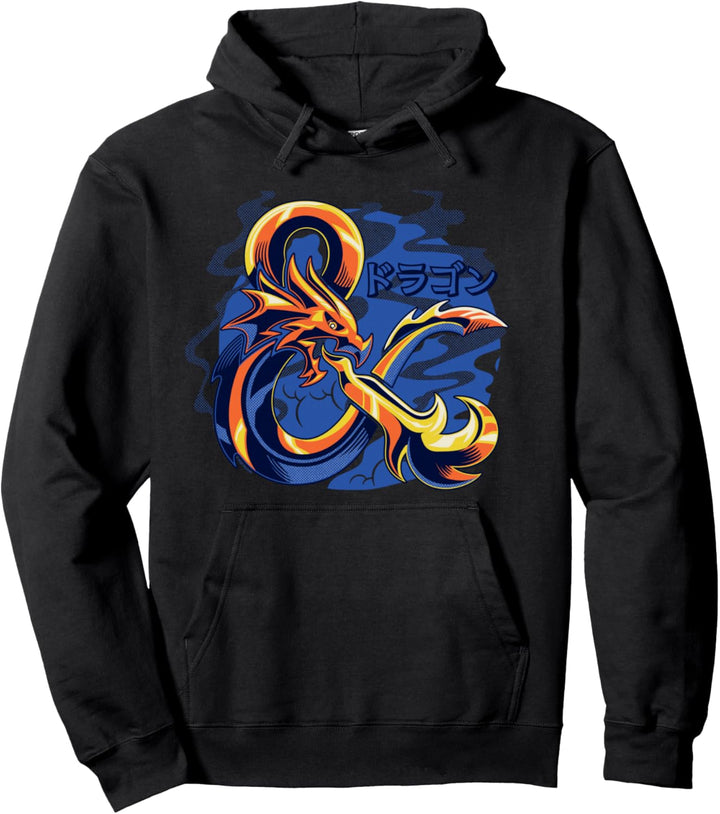 Dungeons & Dragons Gold and Blue Ampersand Pullover Hoodie