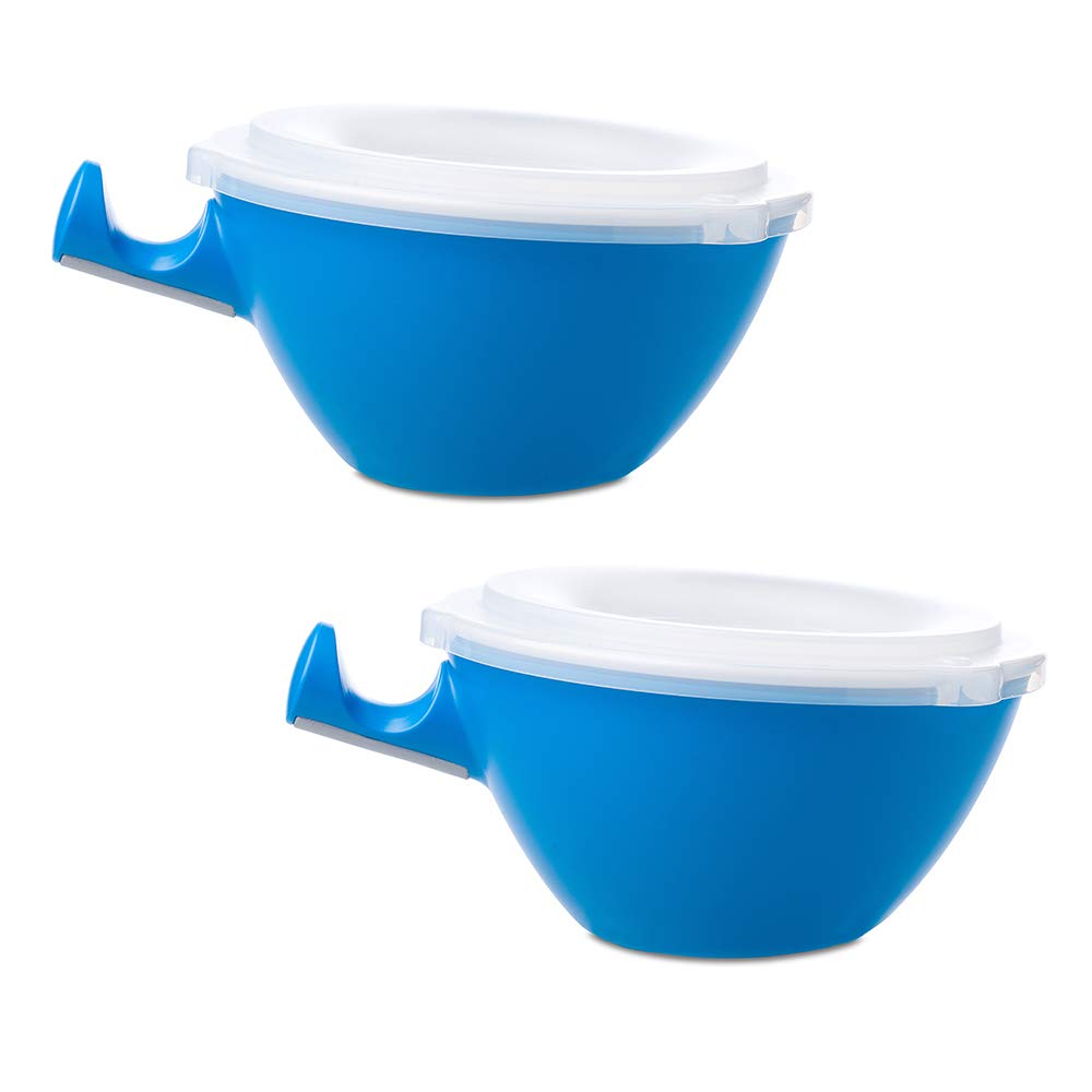 Mepal Loomm ESS Schale Porzellan Kunststoff (aqua 2er Set)