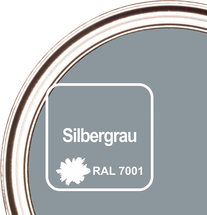 Yachtlack Silbergrau Glänzend Bootslack Holzlack Bootsfarbe für Holz und Metall - 2,5L 2,5L Silbergr