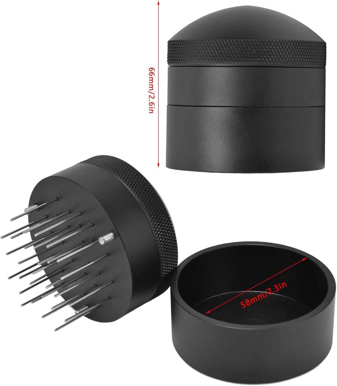 Nadeltyp-Verteiler, KaffeerüHrer Tamper WDT-Verteilerwerkzeug Espresso-NadelrüHrer WDT-Verteiler-Aus