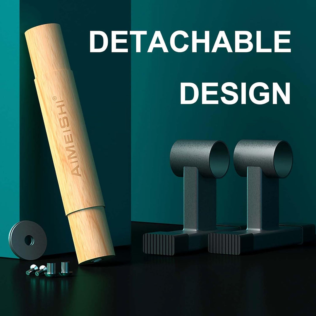 Liegestützgriffe, Parallettes mit Griff Rutschfeste Push Up Bar Liegestütze Handstand Griffe Calisth