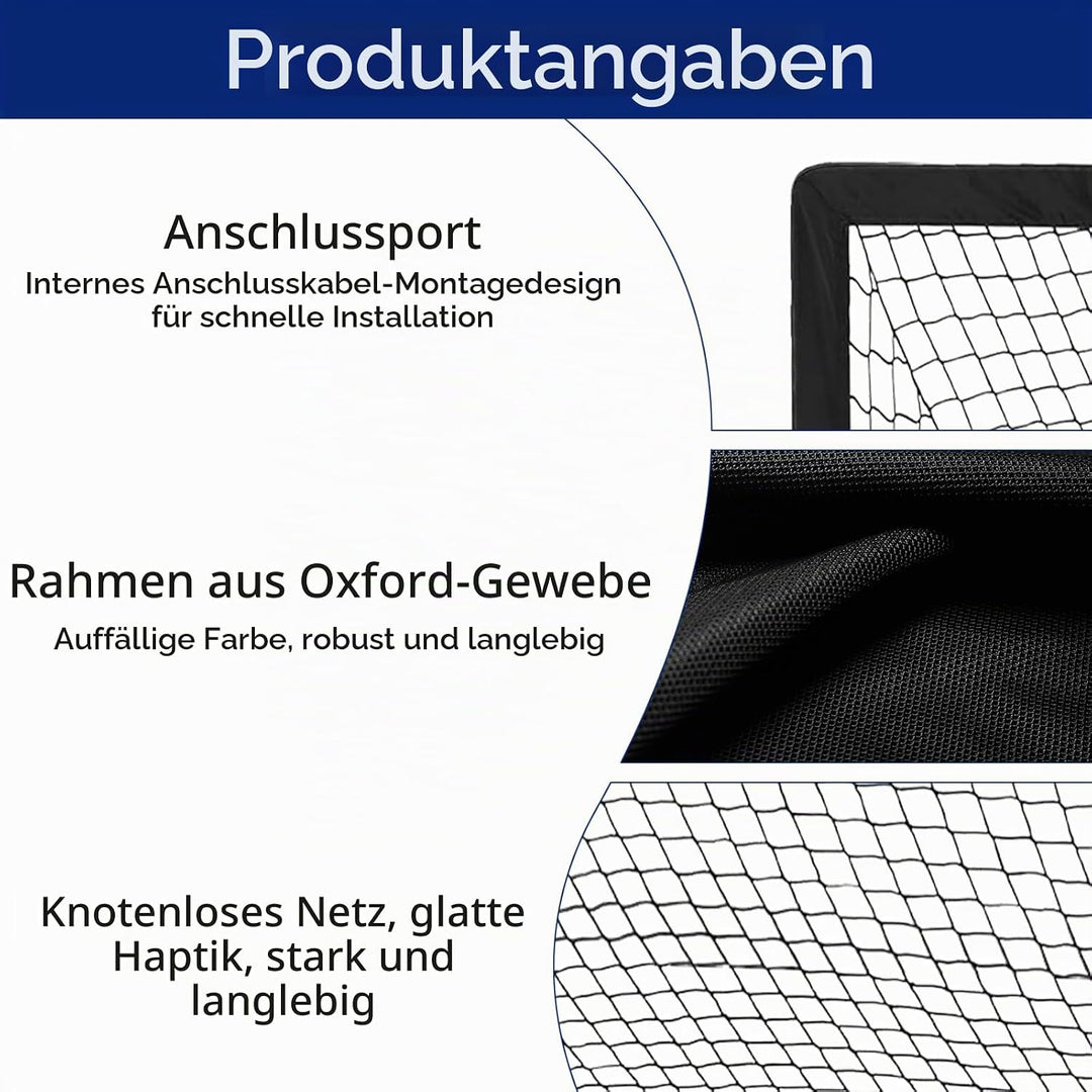 2er Fussballtor Kinder Set,grosses Fussballtor für Kinder und Erwachsene,Fussball-Tore Faltbar mit G