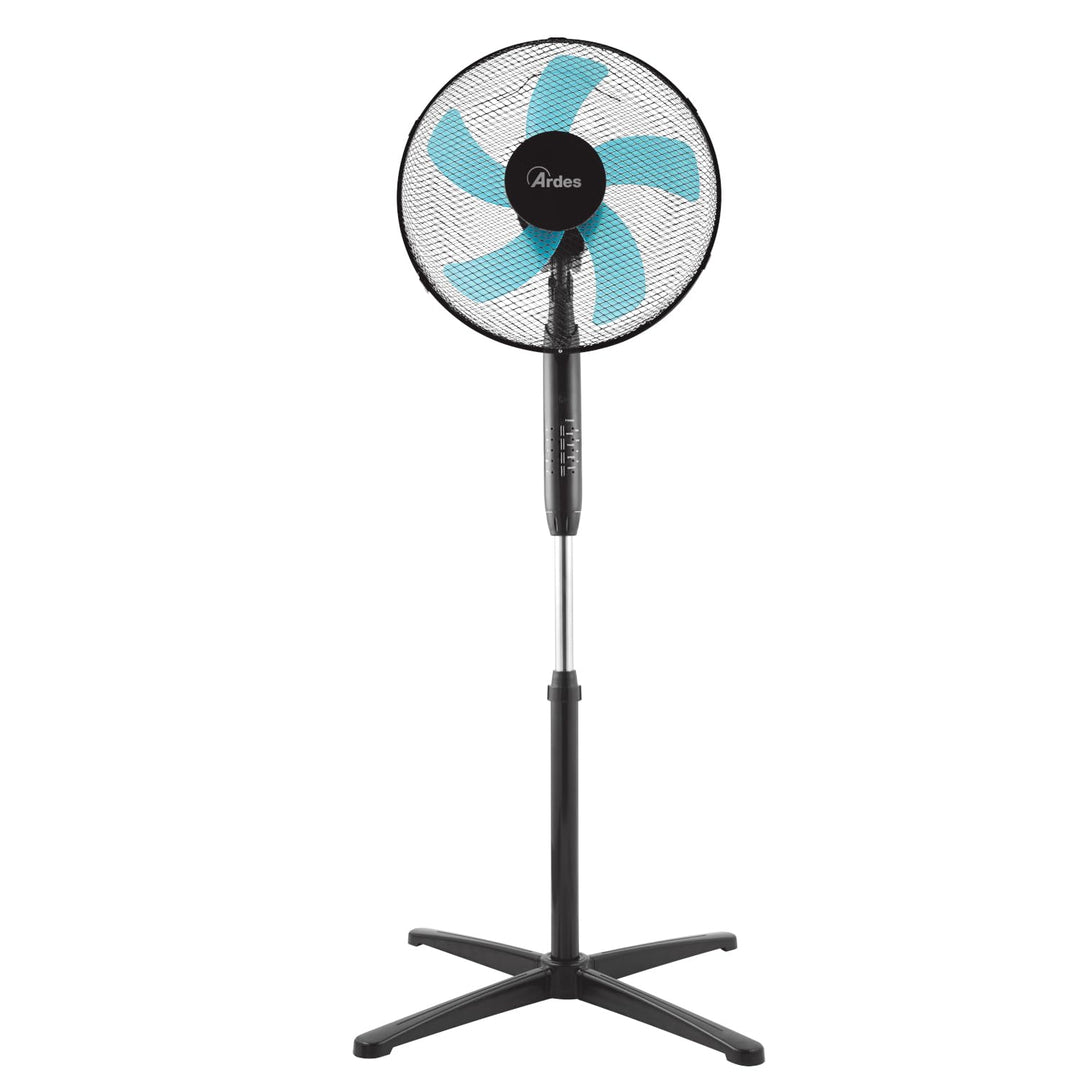 Ardes - AR5ST40PNR Standventilator mit Fernbedienung STEELO 40PNR - Basis 40 cm Oszillierend mit ver