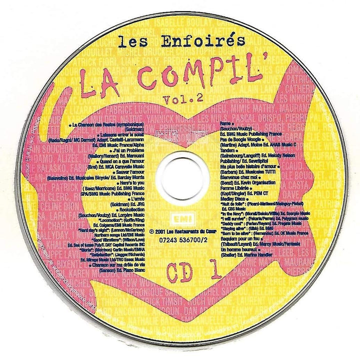 La Compil' Vol 2, Audio-CD