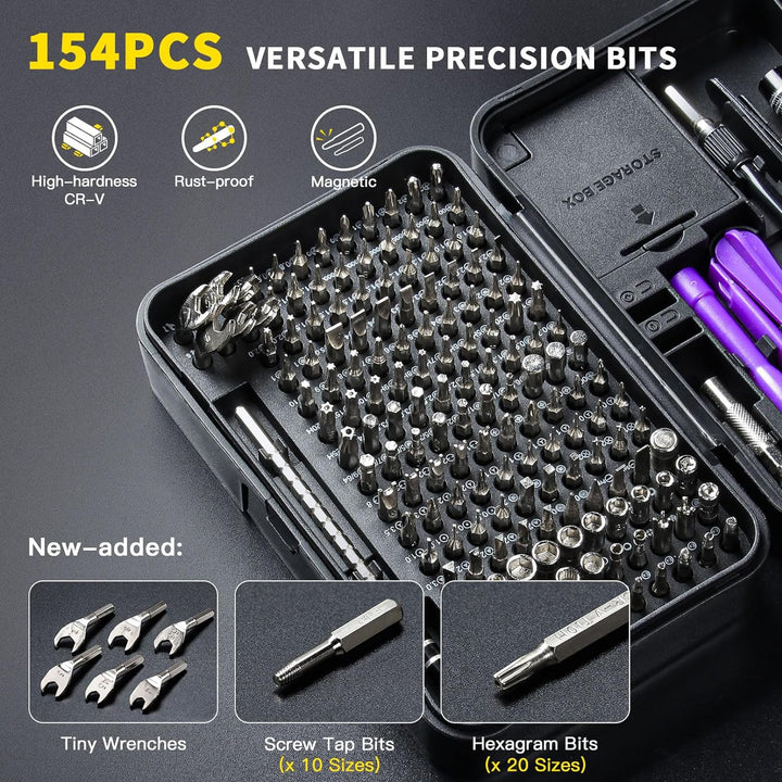 Faireach 170 in 1 Feinmechaniker Schraubendreher Set, Professionelles Screwdriver Set mit Tragbarem