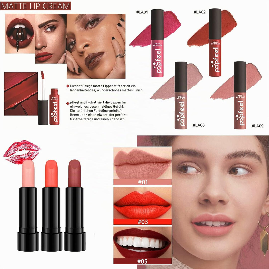 34St Schminkkasten Make-Up Set, Professionelles Kosmetische Schmink Set mit Lidschatten Lippengloss