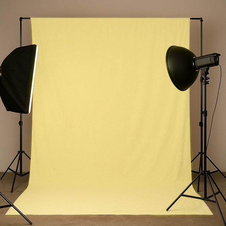 Walimex Stoffhintergrund 2,85 x 6m popcorn/gelb, popcorn/gelb