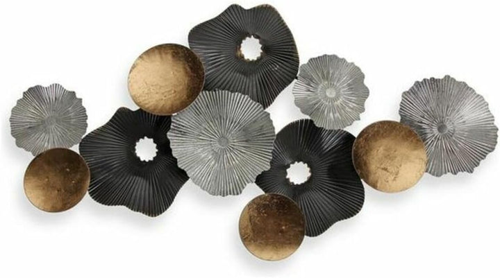 Wanddekoration aus Metall, 6,4 x 49,5 x 90,8 cm