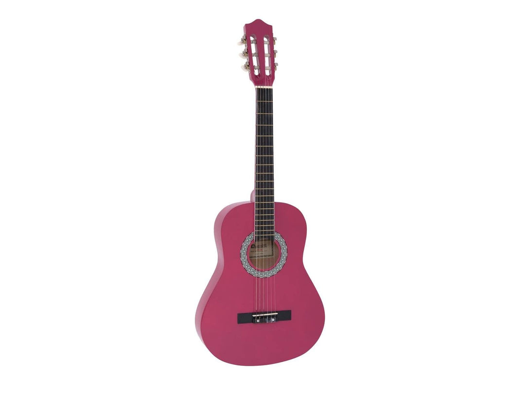 DIMAVERY AC-303 Klassikgitarre 3/4, pink | Klassische Gitarre 3/4
