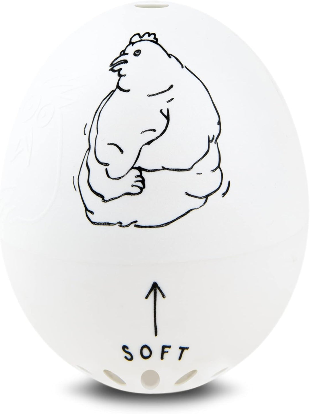 PiepEi Eggsercise - Singende Eieruhr zum Mitkochen - Eierkocher für 3 Härtegrade - Künstlerisches De